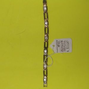 VINTAGE MARCASITE BRACELET WITH STERLING SILVER CLASP